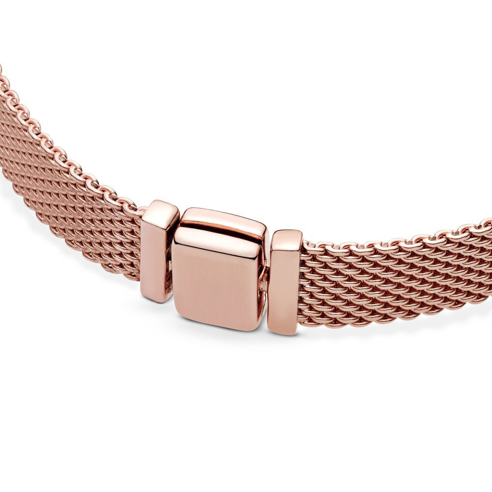 Rectangular Chain Link Mesh Chain Bracelet